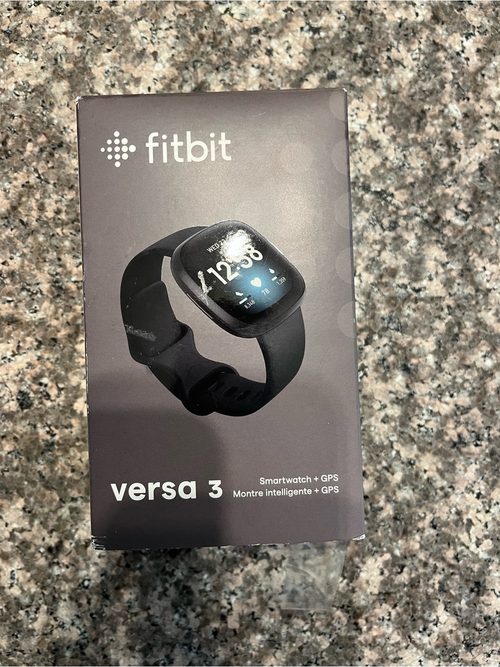 fitbit Versa 3 Smartwatch — Black